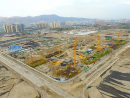 蘭州恒大山水城項(xiàng)目D、E地塊土石方工程施工